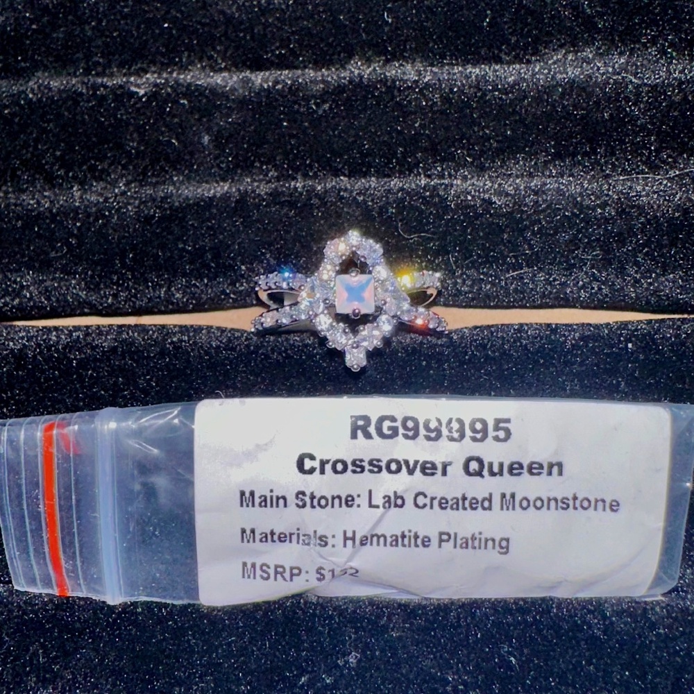 Bomb Party Moonstone Ring Size 9